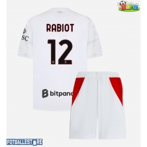 AC Milan Adrien Rabiot #12 Bortedraktsett Barn 2026-27 Kortermet (+ Korte bukser)